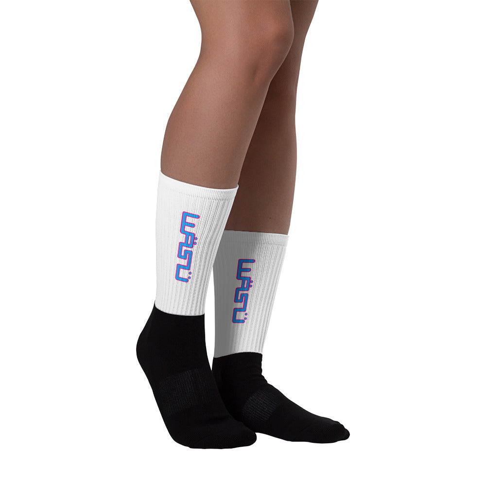 WASU Pink & Blue  Sport Socks