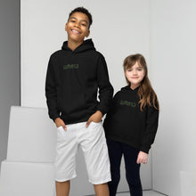 Load image into Gallery viewer, WASU Kids Hoodie (Green &amp; Black Logo)