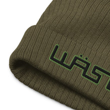 Load image into Gallery viewer, WASU Green Code cuffed beanie