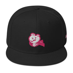 Pink Polar Bear Snapback Hat