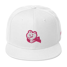 Load image into Gallery viewer, Pink Polar Bear Snapback Hat