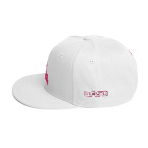 Pink Polar Bear Snapback Hat